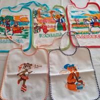 Bavaglini bimbi grandi e colorati. 