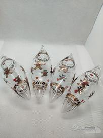 palline di natale in vetro soffiato 