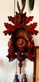 Orologio a cucù con tema caccia