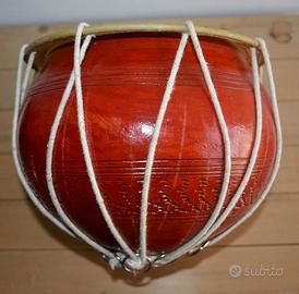 TAMBURO ETNICO IN TERRACOTTA