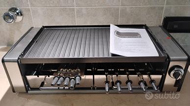 Barbecue Grill elet piastra10 spiedi girevoliNUOVO