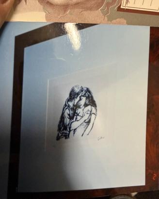 Litografia “Gli Amanti” Renato Gattuso