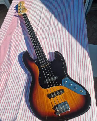 Squier Classic Vibe 60s Jazz Bass Fretless Sunburs