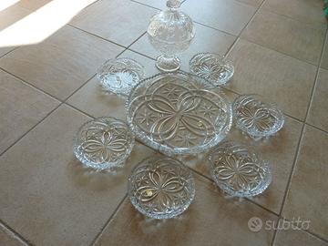 Servizio Cristallo dessert per dolce