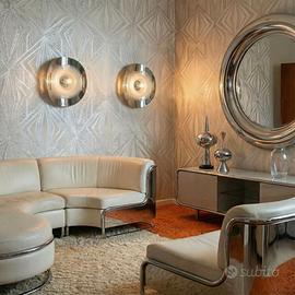 Coppia applique anni 70 Mazzega space age lampade