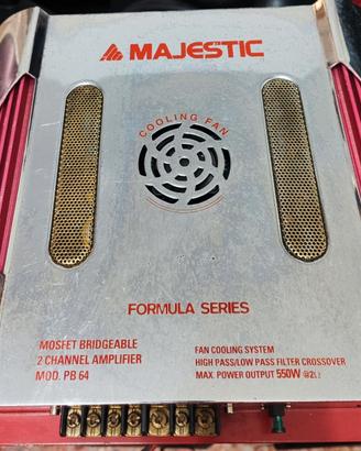 Amplificatore Majestic pb64 2 canali 550w