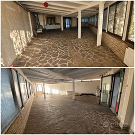 copertura legno con finestre scorrevoli