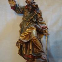 Arte in legno Alto Adige, due statue