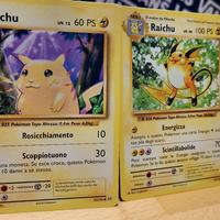 Carte Pokemon Pikachu e Raichu 