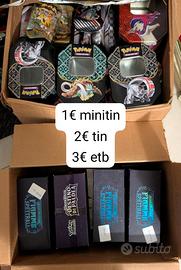 contenitori carte Pokemon 