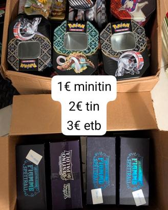 contenitori carte Pokemon 