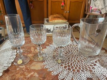 Servizio  bicchieri in cristallo  da 36 pz