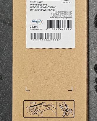 Cartuccia EPSON T9452 Ciano o T9453 Magenta NUOVA