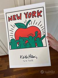 Poster stampa Keith Haring, New York grande