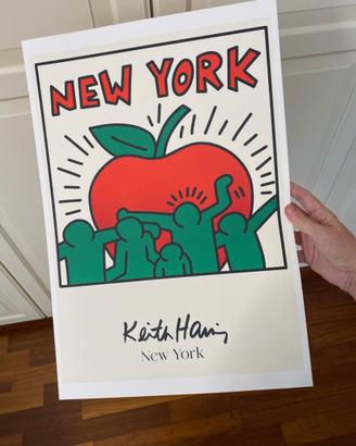 Poster stampa Keith Haring, New York grande