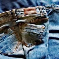 Jeans Alcott, vita bassa, taglia 38