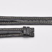 cinturino  Breitling in pelle nera misura 18mm
