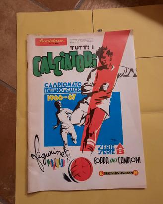 album calciatori  fuoriclasse campionato 1966-67