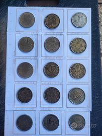 Lotto 15 Monete Grandi (38mm) -