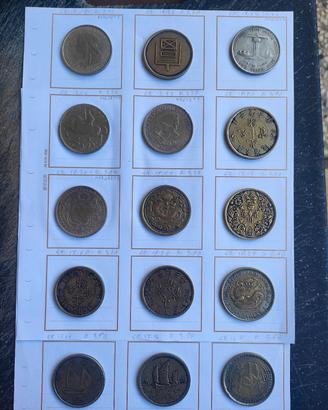 Lotto 15 Monete Grandi (38mm) -