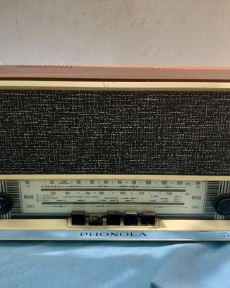 Radio vintage Phonola Grazia anni 60 funzionante