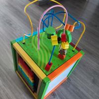 maxi cubo attività motorie in legno