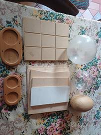 DECOUPAGE OGGETTI  VARI