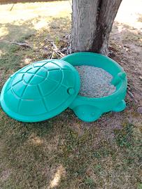 sabbiera usata in plastica resistenti 