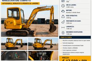 Mini escavatore  komatsu 27