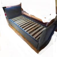 Letto singolo imbottito