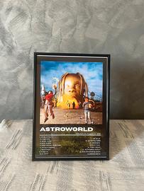Poster Travis Scott Astroworld con cornice 20x30