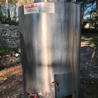 Recipiente acciaio inox 500 L per olio e/o vino