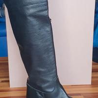 STIVALE in PELLE LaBelle DONNA N 38 nero primavera