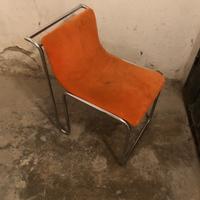 Sedia design in acciaio