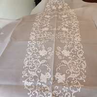 Tovaglia organza ricamo fiorentino