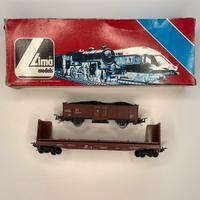 Lima Models – 2 Carri Merci Ferroviari – Scala H0
