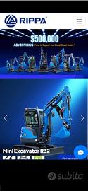 Miniescavatore nuovo Rippa R32 Engine Kubota