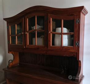 Credenza Antica Rustica Vetrina