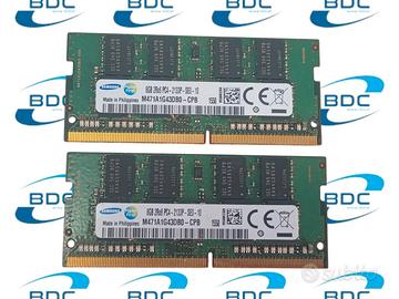 Ram laptop 16gb 2x8gb DDR4 Pc4-2133 So-Dimm