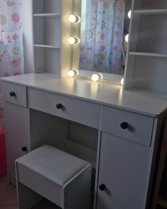 Specchiera da trucco  a led