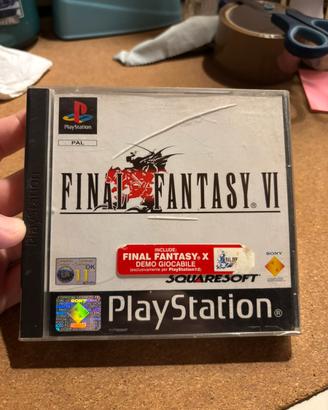 Final Fantasy VI 6 Ps1 Pal Ita Sony PlayStation