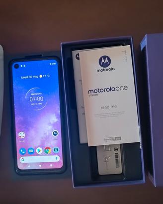 Motorola One vision usato + cover 128 Gb