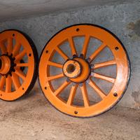 RUOTE IN LEGNO DI CARRO
