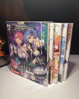 Lotto manga Re zero cofanetto 1-5💕📚