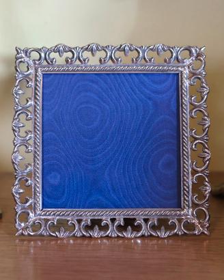 Cornice Portafoto Argento 800 anni 70 foto cm 9x9