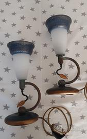 Coppia di lampade da comodino - Sped.1 euro