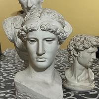 Busto in gesso - Set di 5. stile classico