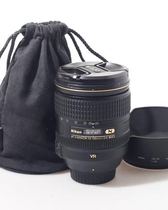 OBIETTIVO NIKON AF-S 24-120 MM F/4 G ED VR. N.
