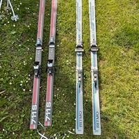 Set sci da fondo vintage-Rossignol+TYS+bastoncini