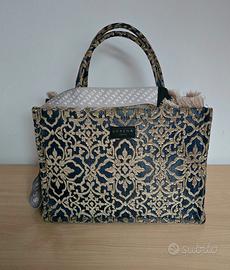 borsa velluto arabescata